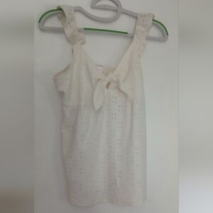 Charming Cream Womens Tank